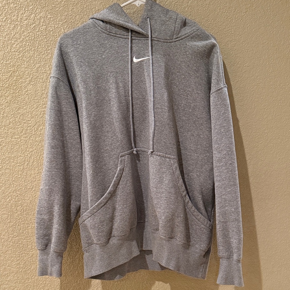 Nike Gray Hoodie with Logo